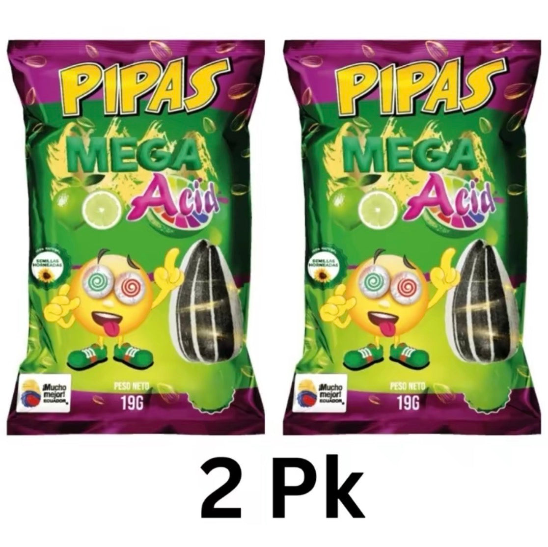 Pipas mega ácida 18g