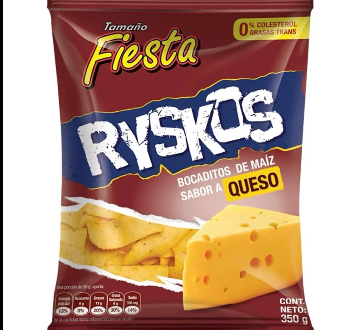 Ryskos queso tamaño fiesta 350g