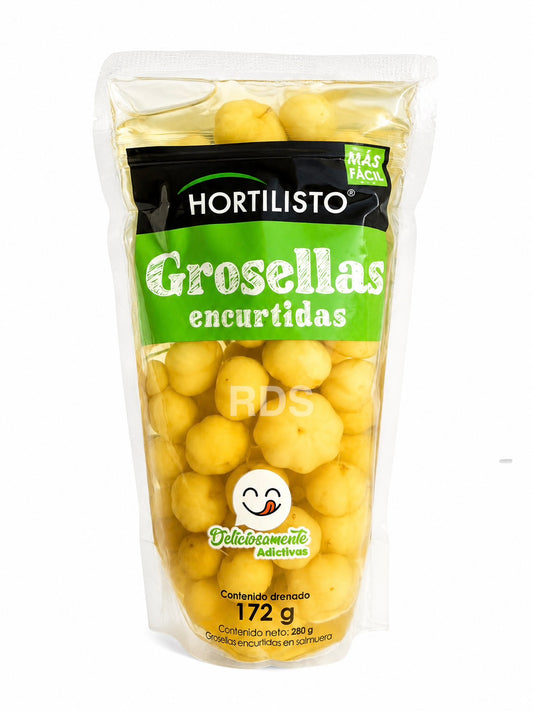 Hortilisto grosellas encurtidas en salmuera 280g