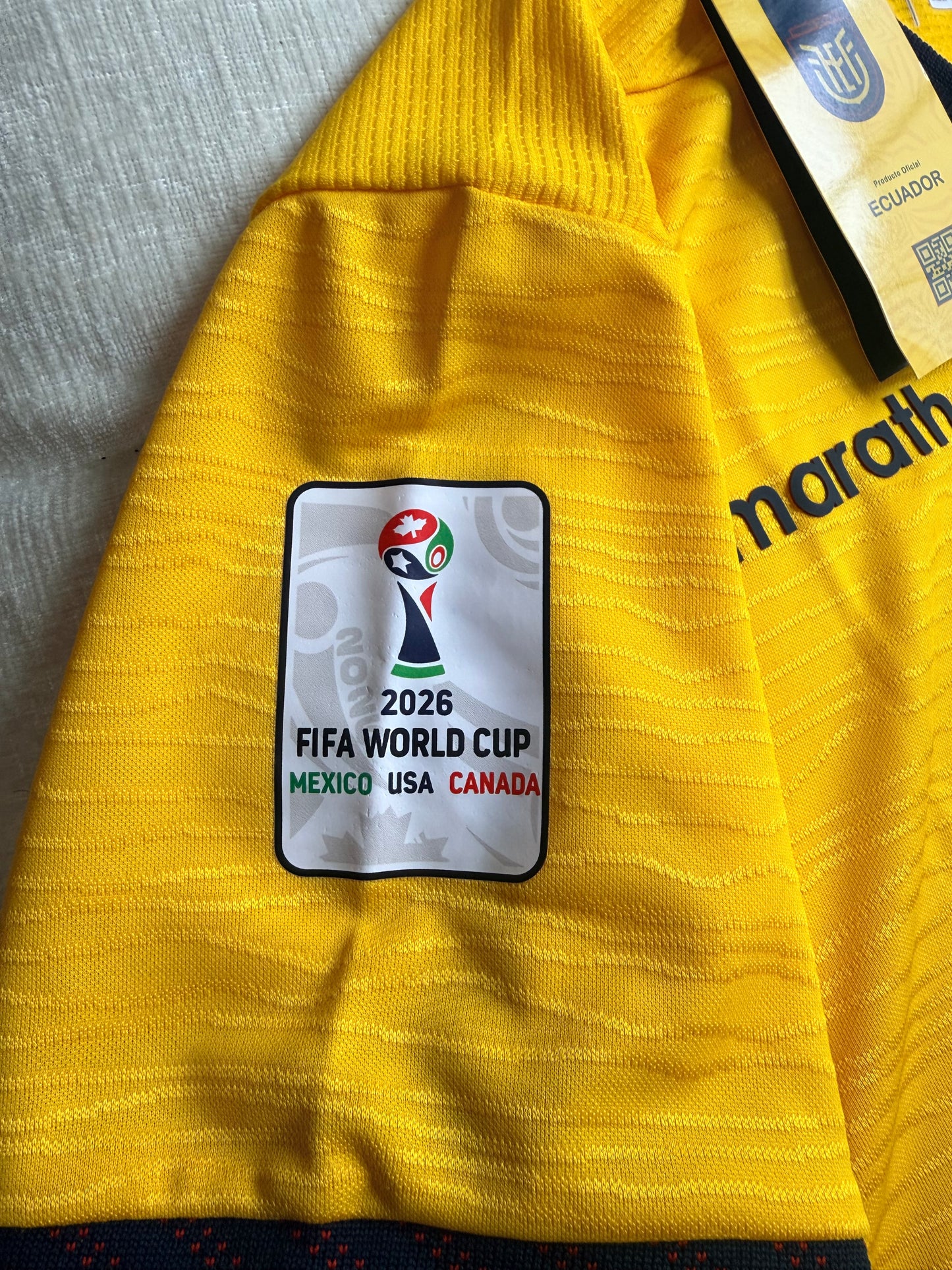 Ecuador Original Yellow Jersey