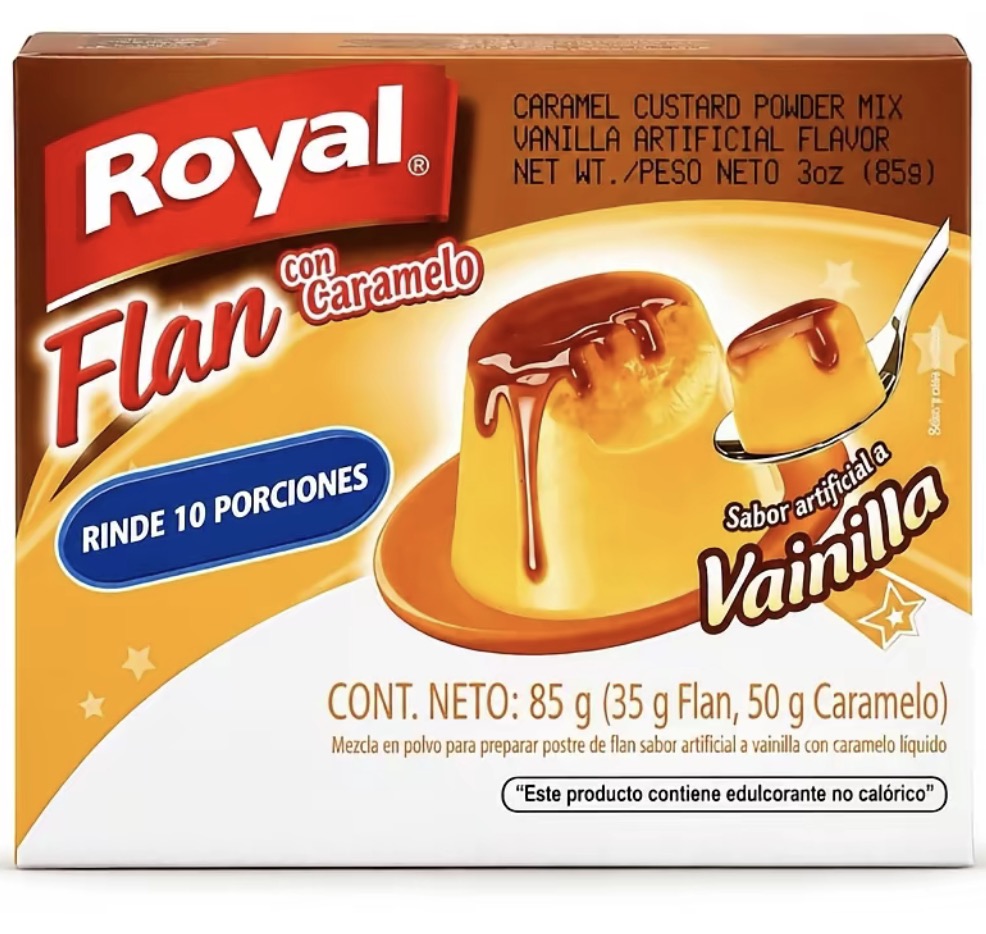 Royal- flan sabor a vainilla 85g