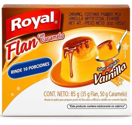 Royal- flan sabor a vainilla 85g