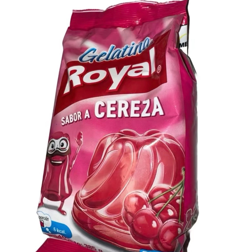 Royal gelatina sabor a cereza 500g