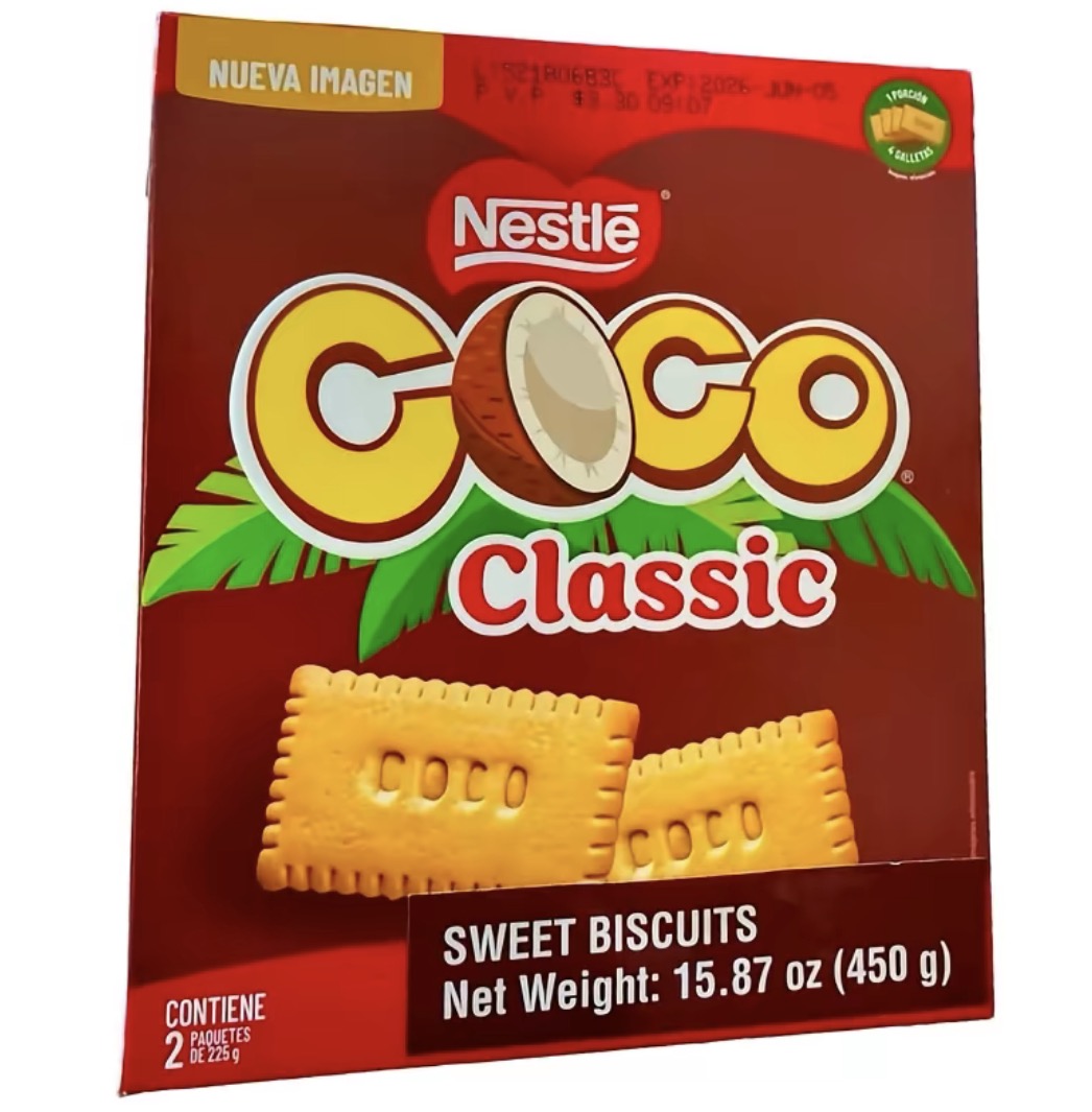 Nestle galletas de coco 15.87 oz